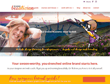 Tablet Screenshot of businessbeautician.com